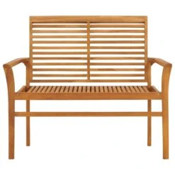Banc De Jardin Avec Coussin Rouge Bordeaux 112 Cm Teck Massif -Esprit Plein Air banc de jardin avec coussin rouge bordeaux 112 cm teck massif 3666722425025 828727