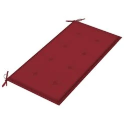 Banc De Jardin Avec Coussin Rouge Bordeaux 112 Cm Teck Massif -Esprit Plein Air banc de jardin avec coussin rouge bordeaux 112 cm teck massif 3666722425025 828729