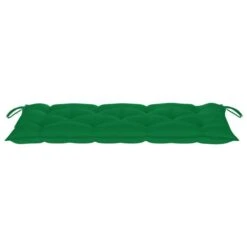 Banc De Jardin Avec Coussin Vert 240 Cm Bois De Teck Massif -Esprit Plein Air banc de jardin avec coussin vert 240 cm bois de teck massif 3666722869737 830914