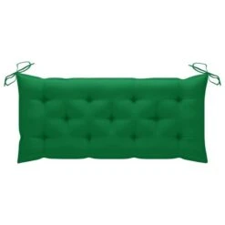 Banc De Jardin Avec Coussin Vert 240 Cm Bois De Teck Massif -Esprit Plein Air banc de jardin avec coussin vert 240 cm bois de teck massif 3666722869737 830915