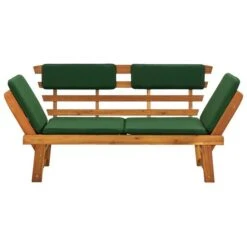 Banc De Jardin Avec Coussins 2-en-1 190 Cm Bois Solide D'acacia -Esprit Plein Air banc de jardin avec coussins 2 en 1 190 cm bois solide d acacia 3666722175760 1222819