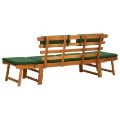 Banc De Jardin Avec Coussins 2-en-1 190 Cm Bois Solide D'acacia -Esprit Plein Air banc de jardin avec coussins 2 en 1 190 cm bois solide d acacia 3666722175760 1222820