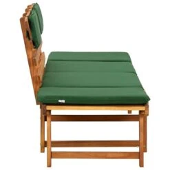 Banc De Jardin Avec Coussins 2-en-1 190 Cm Bois Solide D'acacia -Esprit Plein Air banc de jardin avec coussins 2 en 1 190 cm bois solide d acacia 3666722175760 1222821