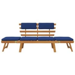 Banc De Jardin Avec Coussins 2-en-1 190 Cm Bois Solide D'acacia 6 -Esprit Plein Air banc de jardin avec coussins 2 en 1 190 cm bois solide d acacia 8720286543177 1224284