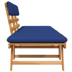 Banc De Jardin Avec Coussins 2-en-1 190 Cm Bois Solide D'acacia 6 -Esprit Plein Air banc de jardin avec coussins 2 en 1 190 cm bois solide d acacia 8720286543177 1224285