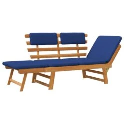 Banc De Jardin Avec Coussins 2-en-1 190 Cm Bois Solide D'acacia 6 -Esprit Plein Air banc de jardin avec coussins 2 en 1 190 cm bois solide d acacia 8720286543177 1224287