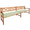Banc De Jardin Avec Coussins 240 Cm Bois Solide D'acacia 10