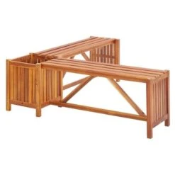 Banc De Jardin Avec Jardinière Acacia Massif Clair Tulak 6 Banc De Jardin Avec Jardinière Acacia Massif Clair Tulak -Esprit Plein Air banc de jardin avec jardiniere acacia massif clair tulak 3666722556576 387666