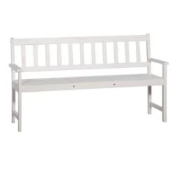 Banc De Jardin Avec Table Escamotable Acacia Massif Blanc Tisva -Esprit Plein Air banc de jardin avec table escamotable acacia massif blanc tisva 8718475622345 386050