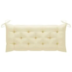 Banc De Jardin Empilable Et Coussin 128,5cm Bois De Teck Massif 23 -Esprit Plein Air banc de jardin empilable et coussin 128 5cm bois de teck massif 3666722423021 833078