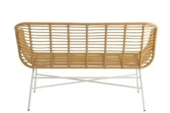 Banc De Jardin Métal Bicolore Diman L 128 Cm -Esprit Plein Air banc de jardin metal bicolore diman l 128 cm 5400924203528 1328213