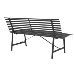 Banc De Jardin Métal Gris Anthracite Reikish -Esprit Plein Air banc de jardin metal gris anthracite reikish 8718475503347 383078