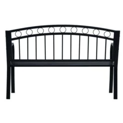 Banc De Jardin Métal Noir Delta 125 Cm -Esprit Plein Air banc de jardin metal noir delta 125 cm 3666722556460 387704