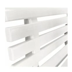 Banc De Jardin Plastique Blanc Bouka -Esprit Plein Air banc de jardin plastique blanc bouka 3666722560863 383692