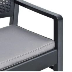 Banc De Jardin Plastique Et Coussin Polyester Anthracite Botli 7 Banc De Jardin Plastique Et Coussin Polyester Anthracite Botli -Esprit Plein Air banc de jardin plastique et coussin polyester anthracite botli 3666722555746 388242