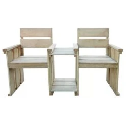 Banc De Jardin Pliant Avec Table Pin Massif Clair Liva -Esprit Plein Air banc de jardin pliant avec table pin massif clair liva 3666722556309 387768