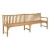 Banc De Jardin Teck Massif Clair Ketia 240 Cm