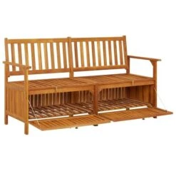 Banc De Rangement 148 Cm Bois D'acacia Solide 10 Banc De Rangement 148 Cm Bois D'acacia Solide -Esprit Plein Air banc de rangement 148 cm bois d acacia solide 3666722125017 1344992