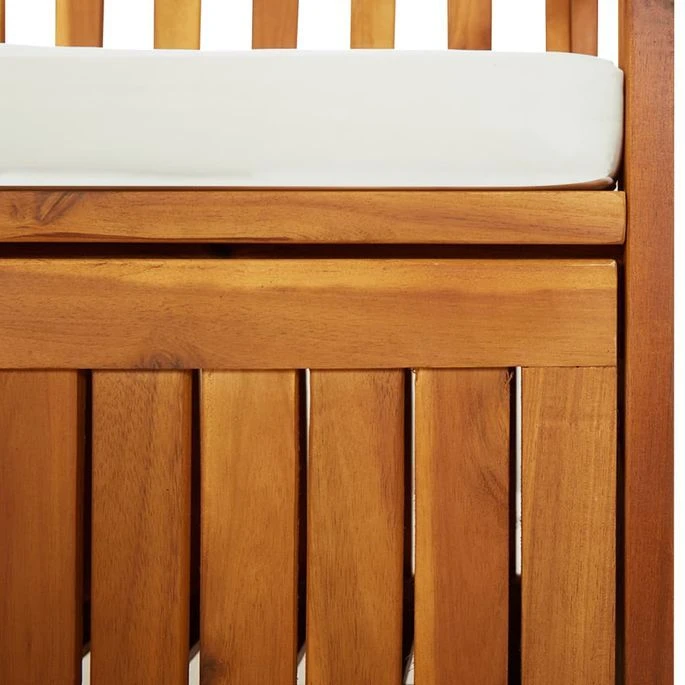 Banc De Rangement Avec Coussin 170 Cm Bois D'acacia Solide 6 Banc De Rangement Avec Coussin 170 Cm Bois D'acacia Solide – Image 6