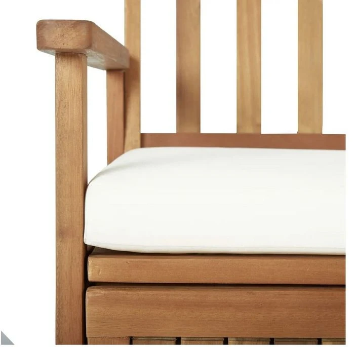 Banc De Rangement Avec Coussin Acacia Massif Foncé Tulak 148 Cm 5 Banc De Rangement Avec Coussin Acacia Massif Foncé Tulak 148 Cm – Image 5