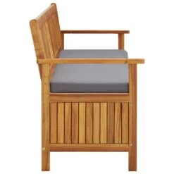Banc De Rangement De Jardin Avec Coussin 170 Cm Bois D'acacia -Esprit Plein Air banc de rangement de jardin avec coussin 170 cm bois d acacia 8720286107713 935879