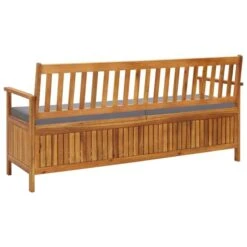 Banc De Rangement De Jardin Avec Coussin 170 Cm Bois D'acacia -Esprit Plein Air banc de rangement de jardin avec coussin 170 cm bois d acacia 8720286107713 935880