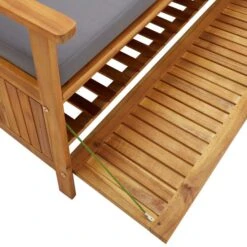 Banc De Rangement De Jardin Avec Coussin 170 Cm Bois D'acacia -Esprit Plein Air banc de rangement de jardin avec coussin 170 cm bois d acacia 8720286107713 935884
