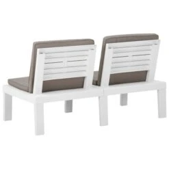 Bancs De Salon De Jardin Avec Coussins 2 Pcs Plastique Blanc 15 Bancs De Salon De Jardin Avec Coussins 2 Pcs Plastique Blanc -Esprit Plein Air bancs de salon de jardin avec coussins 2 pcs plastique blanc 3666722434768 810470