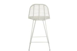 Chaise De Bar Extérieur Métal Blanc Toshi L 57 Cm -Esprit Plein Air chaise de bar exterieur metal blanc toshi l 57 cm 5400924203443 1328250