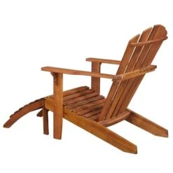 Chaise De Jardin Adirondack Et Repose-pied Bois D'acacia Massif 10 Chaise De Jardin Adirondack Et Repose-pied Bois D'acacia Massif -Esprit Plein Air chaise de jardin adirondack et repose pied bois d acacia massif 8718475607489 976717