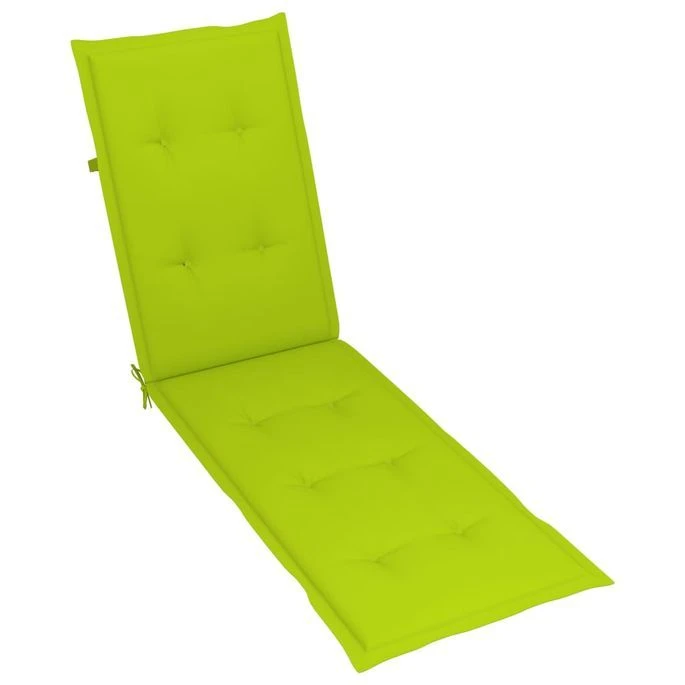 Chaise De Terrasse Avec Repose-pied Et Coussin Acacia Solide 25 7 Chaise De Terrasse Avec Repose-pied Et Coussin Acacia Solide 25 – Image 7