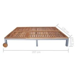 Chaise Longue 2 Places Avec Coussin Acacia Solide Et Acier 8 23 Chaise Longue 2 Places Avec Coussin Acacia Solide Et Acier 8 -Esprit Plein Air chaise longue 2 places avec coussin acacia solide et acier 3666722931960 817221