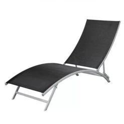 Esprit Plein Air 25 Esprit Plein Air -Esprit Plein Air chaise longue acier et textilene noir 3666722308588 998944