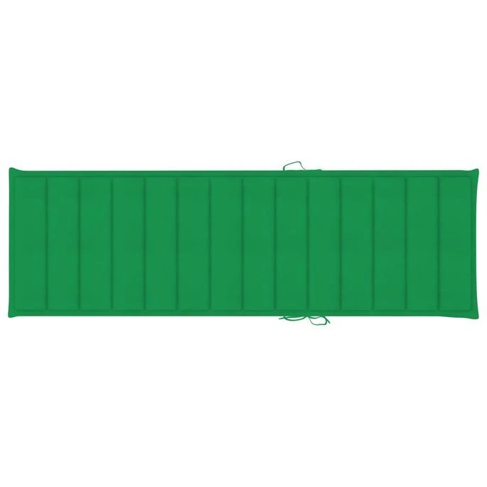 Chaise Longue Avec Coussin Bois D'acacia Et Acier Galvanisé 5 8 Chaise Longue Avec Coussin Bois D'acacia Et Acier Galvanisé 5 – Image 8