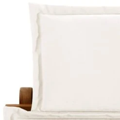 Chaise Longue Avec Coussin Bois D'acacia Solide Crème -Esprit Plein Air chaise longue avec coussin bois d acacia solide creme 3666722521390 584807