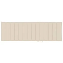 Chaise Longue Avec Coussin Crème Bois De Pin Imprégné 3 -Esprit Plein Air chaise longue avec coussin creme bois de pin impregne 3666722407403 859099