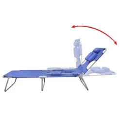 Chaise Longue Avec Coussin De Tête Acier Enduit De Poudre Bleu 10 Chaise Longue Avec Coussin De Tête Acier Enduit De Poudre Bleu -Esprit Plein Air chaise longue avec coussin de tete acier enduit de poudre bleu 3666722331487 973672