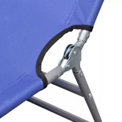 Chaise Longue Avec Coussin De Tête Acier Enduit De Poudre Bleu 11 Chaise Longue Avec Coussin De Tête Acier Enduit De Poudre Bleu -Esprit Plein Air chaise longue avec coussin de tete acier enduit de poudre bleu 3666722331487 973673