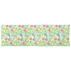 Chaise Longue Avec Coussin Motif Feuilles Bois De Pin Imprégné 3 -Esprit Plein Air chaise longue avec coussin motif feuilles bois de pin impregne 3666722460798 763354