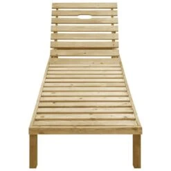 Chaise Longue Avec Coussin Noir Bois De Pin Imprégné 2 -Esprit Plein Air chaise longue avec coussin noir bois de pin impregne 3666722407540 858893