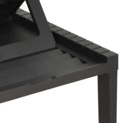 Chaise Longue Avec Coussin Plastique Anthracite -Esprit Plein Air chaise longue avec coussin plastique anthracite 3666722351706 947264