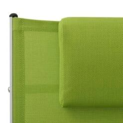 Chaise Longue Avec Oreiller Textilène Vert 13 Chaise Longue Avec Oreiller Textilène Vert -Esprit Plein Air chaise longue avec oreiller textilene vert 3666722363266 936758