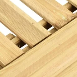 Chaise Longue Avec Table Bois De Pin Imprégné De Vert -Esprit Plein Air chaise longue avec table bois de pin impregne de vert 3666722459242 767018