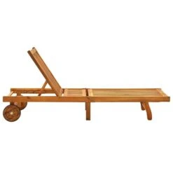 Chaise Longue Bois D'acacia Solide 4 -Esprit Plein Air chaise longue bois d acacia solide 3666722357821 941038