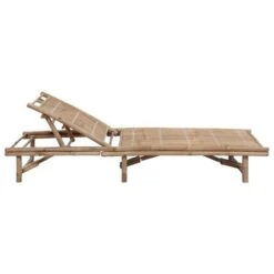 Chaise Longue De Jardin Avec Coussin Bambou 12 -Esprit Plein Air chaise longue de jardin avec coussin bambou 3666722617673 1009277