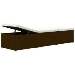 Chaise Longue De Jardin Table à Thé 3pcs Résine Tressée Marron -Esprit Plein Air chaise longue de jardin table a the 3pcs resine tressee marron 3666722455893 770545