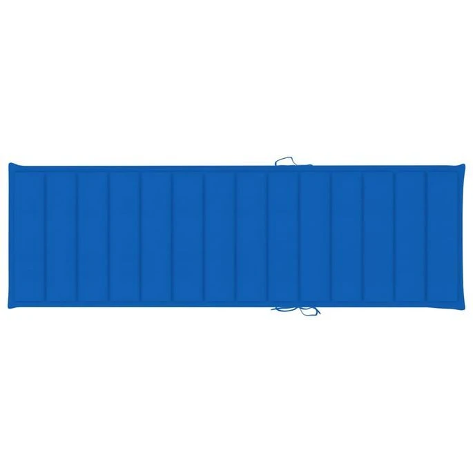 Chaise Longue Double Et Coussins Bleu Royal Pin Imprégné 4 6 Chaise Longue Double Et Coussins Bleu Royal Pin Imprégné 4 – Image 6