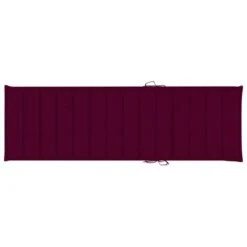 Chaise Longue Double Et Coussins Bordeaux Bois De Pin Imprégné 3 -Esprit Plein Air chaise longue double et coussins bordeaux bois de pin impregne 3666722407021 859576