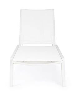 Chaise Longue En Aluminium Blanc Avec Roues Cadia - Lot De 4 -Esprit Plein Air chaise longue en aluminium blanc avec roues cadia lot de 4 3666722592482 1387073