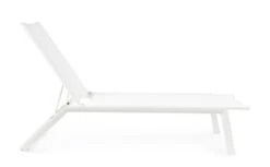 Chaise Longue En Aluminium Blanc Avec Roues Cadia - Lot De 4 -Esprit Plein Air chaise longue en aluminium blanc avec roues cadia lot de 4 3666722592482 1387075
